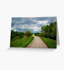 Country Road Greeting Card