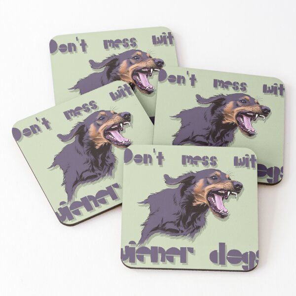 Item preview, Don't mess with the wiener dog designed and sold by mikeWee.