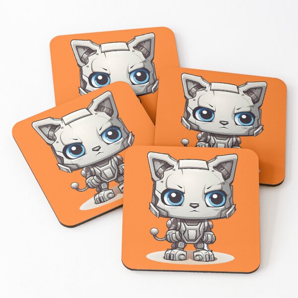 Item preview, Glimpse into the Robotic Futuristic Feline World designed and sold by AlienSkinEyes.