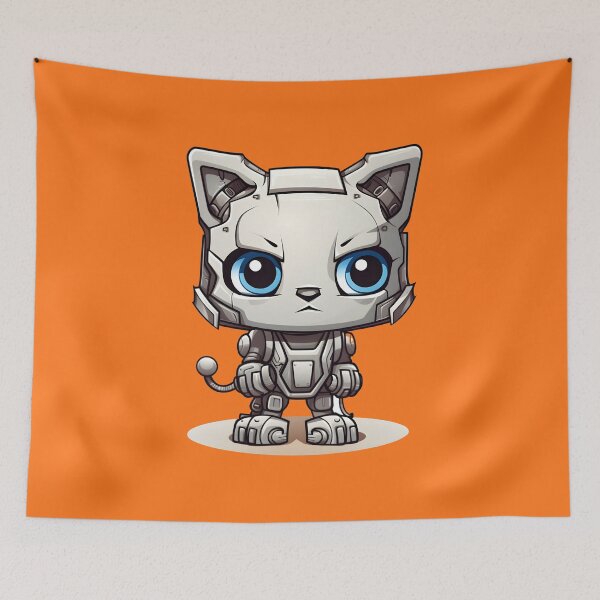 Item preview, Glimpse into the Robotic Futuristic Feline World designed and sold by AlienSkinEyes.
