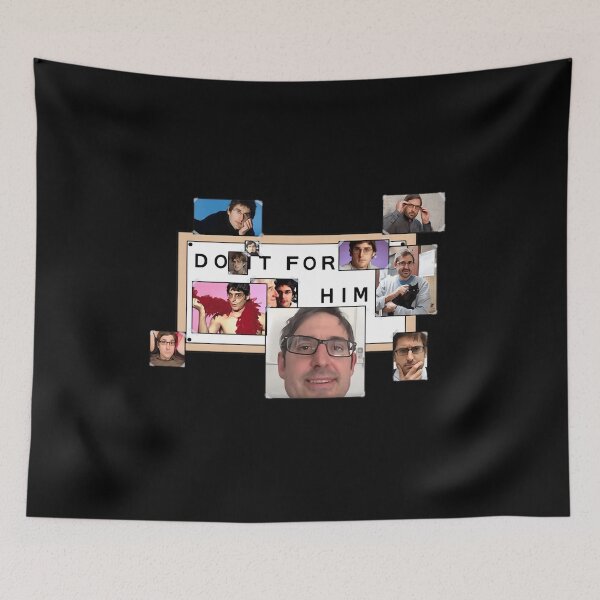 Item preview, Do It For Him Simpsons Louis Theroux Print designed and sold by YungMcIlwain.