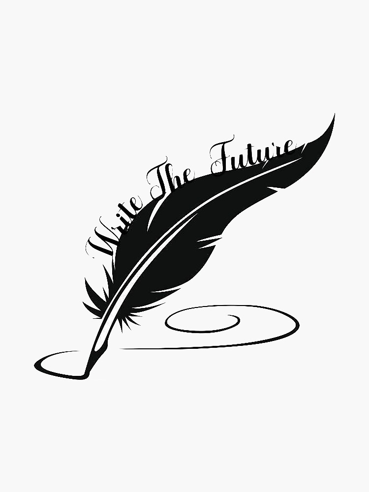 Ink and Quill  Sticker for Sale by WritersSpot