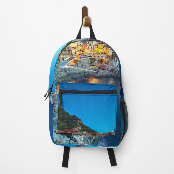 Item preview, Blue hour over the fantastic Manarola village in Cinque Terre designed and sold by Stefano Orazzini.