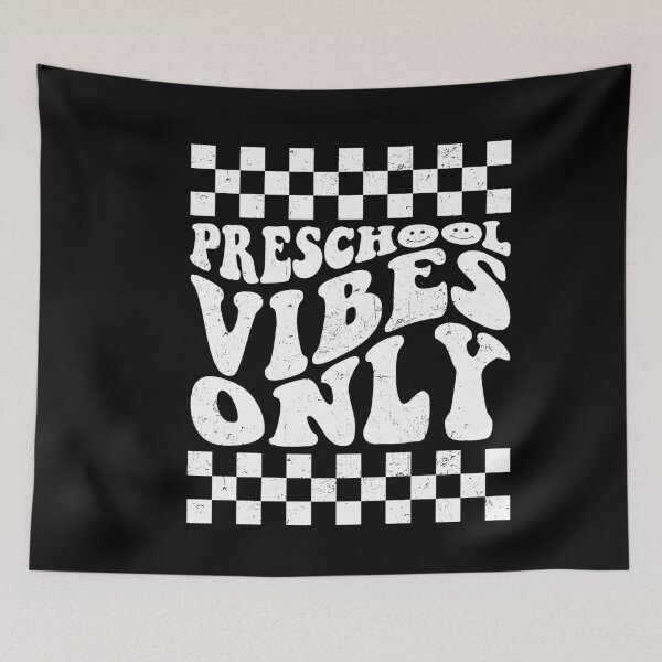 Item preview, Kids First Day of Preschool Vibes Only Retro Girl Toddler Boy  designed and sold by ambaart.