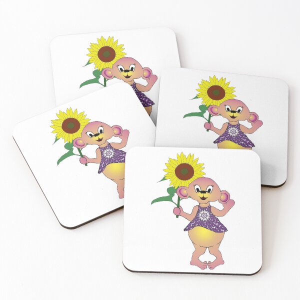 Item preview, Sunflower Boomer Mouse designed and sold by AuntyReni.