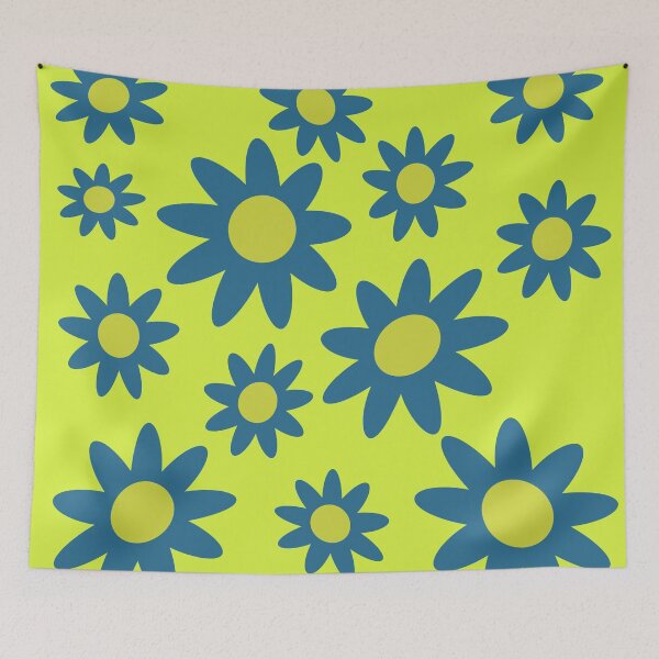 Item preview, retro pop art flower pattern designed and sold by pauloneill-art.