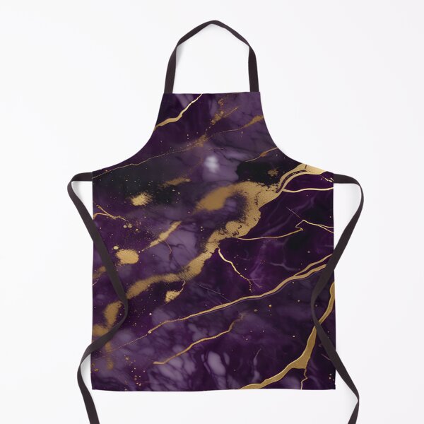 Item preview, Dark Purple Marble Texture with Gold Flecks designed and sold by BirdsnStuff.