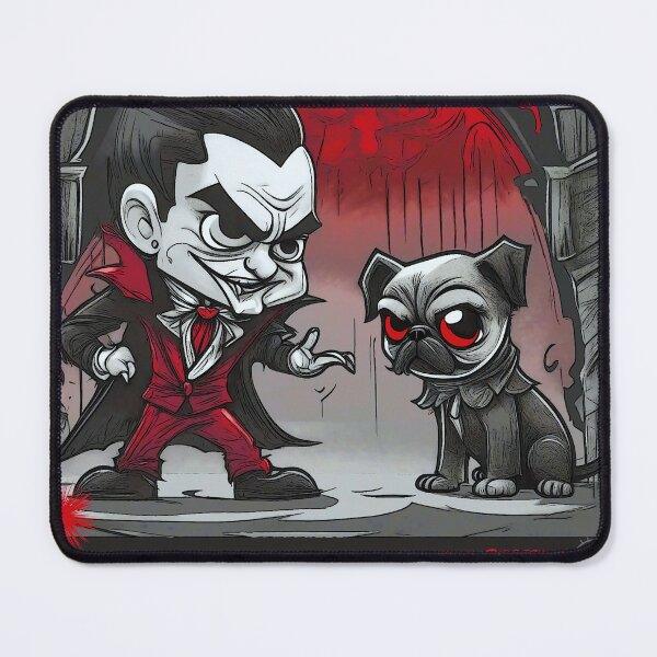 Item preview, Pug and Dracula Graffiti Art 3 designed and sold by RedBluffTraders.