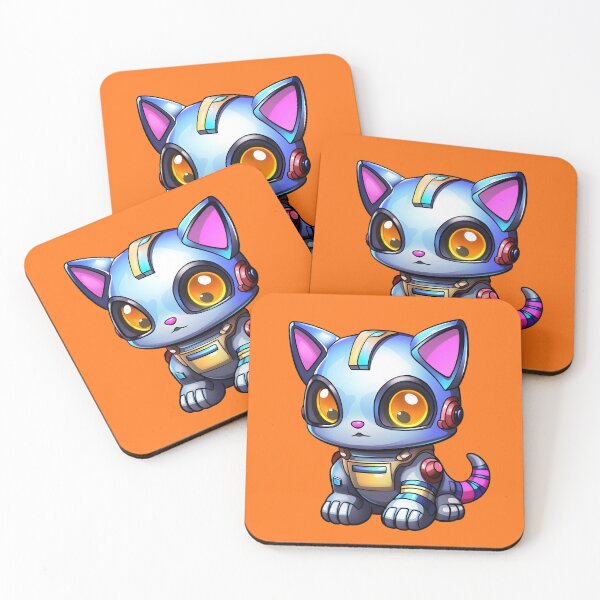 Item preview, Glimpse into the Robotic Futuristic Feline World designed and sold by AlienSkinEyes.