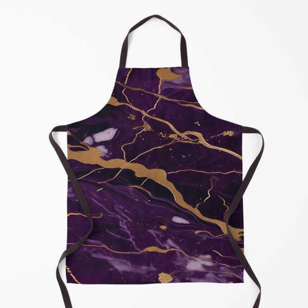 Item preview, Dark Purple Marble Texture with Gold Flecks designed and sold by BirdsnStuff.