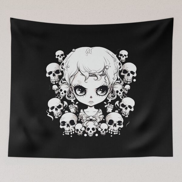 Item preview, Witch Spirit and Skull, Happy Season of the Witch, Halloween Spirit designed and sold by Sunmoonlove.