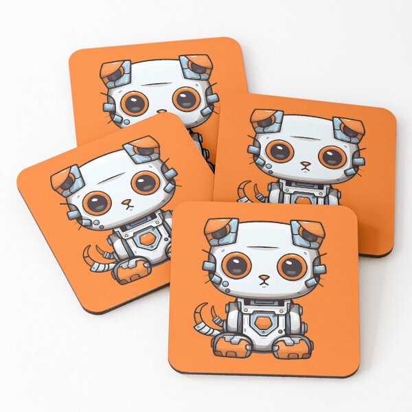 Item preview, Glimpse into the Robotic Futuristic Feline World designed and sold by AlienSkinEyes.
