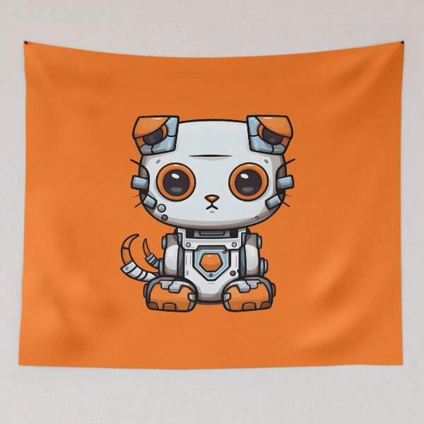 Item preview, Glimpse into the Robotic Futuristic Feline World designed and sold by AlienSkinEyes.