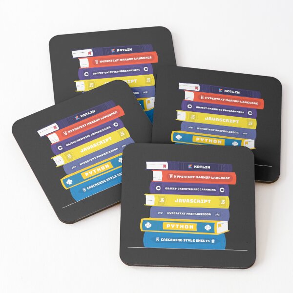 Item preview, Programing language books designed and sold by Code  Monkeys.