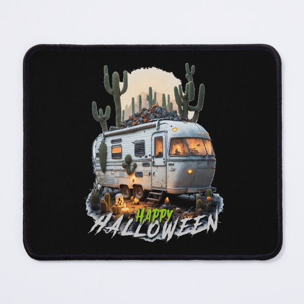 Item preview, Happy Halloween Camper in Desert designed and sold by Barbaventuras.