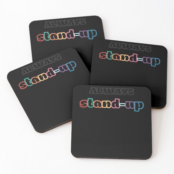 Item preview, Always Stand-Up Simple Colorful Typography Design designed and sold by DevemDavam.