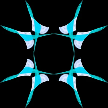 Artwork thumbnail, blue plaid pattern by Meo Design