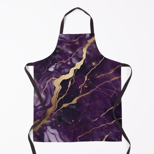 Item preview, Dark Purple Marble Texture with Gold Flecks designed and sold by BirdsnStuff.