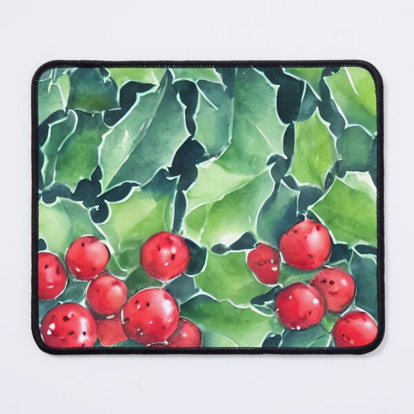 Item preview, Watercolor Holly and Ivy designed and sold by MimsTees.