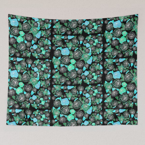 Item preview, Artistic roses negative pattern designed and sold by FlowerandDesing.
