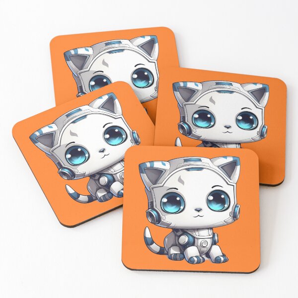 Item preview, Glimpse into the Robotic Futuristic Feline World designed and sold by AlienSkinEyes.