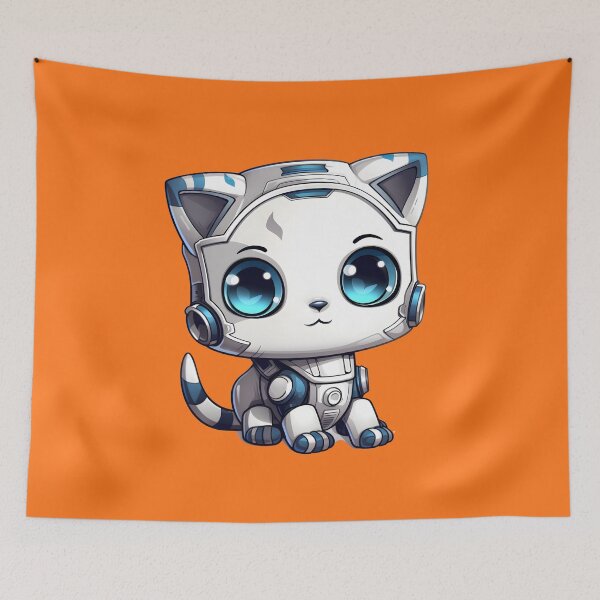 Item preview, Glimpse into the Robotic Futuristic Feline World designed and sold by AlienSkinEyes.
