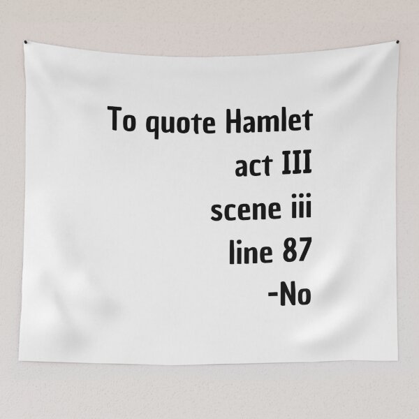 Item preview, To quote hamlet designed and sold by Cleanthes.