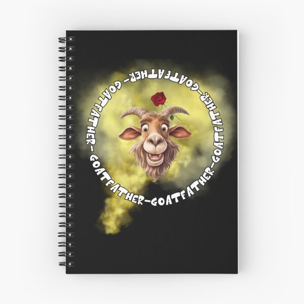 Item preview, goatfather goat happy face designed and sold by Viking60North.