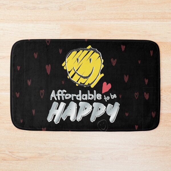 Item preview, Affordable to be happy - black designed and sold by LiberaCaballo.