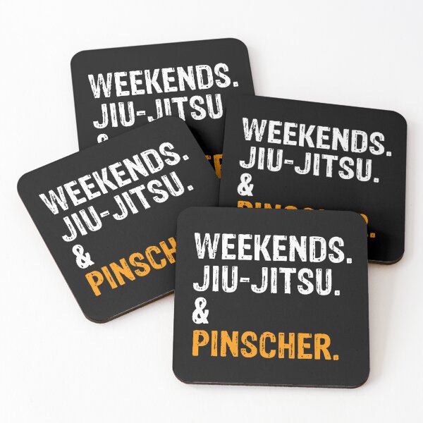 Item preview, Weekends Jiu-Jitsu and Pinscher BJJ Gift designed and sold by Guarddogdrive.