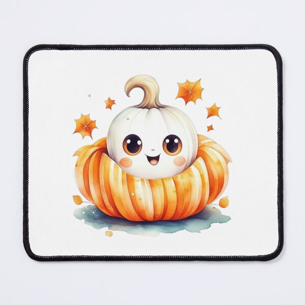 Item preview, Kawaii Pumpkin Patch Halloween Illustration designed and sold by mbarts85.