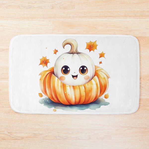 Item preview, Kawaii Pumpkin Patch Halloween Illustration designed and sold by mbarts85.