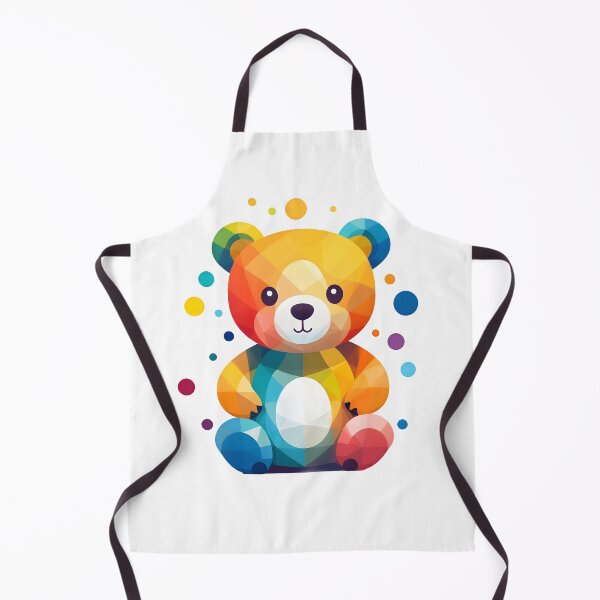 Item preview, rainbow bear cute art little bear art designed and sold by KAMESUN.