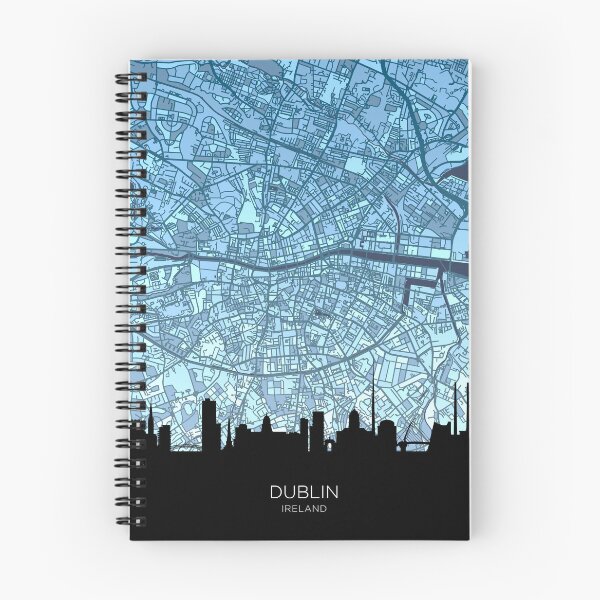 Item preview, Dublin Skyline Map designed and sold by ArtPrints.