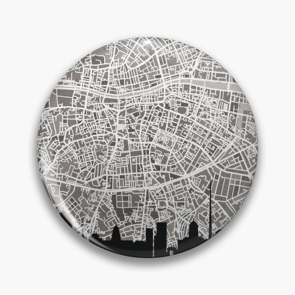 Item preview, Dublin Skyline Map designed and sold by ArtPrints.