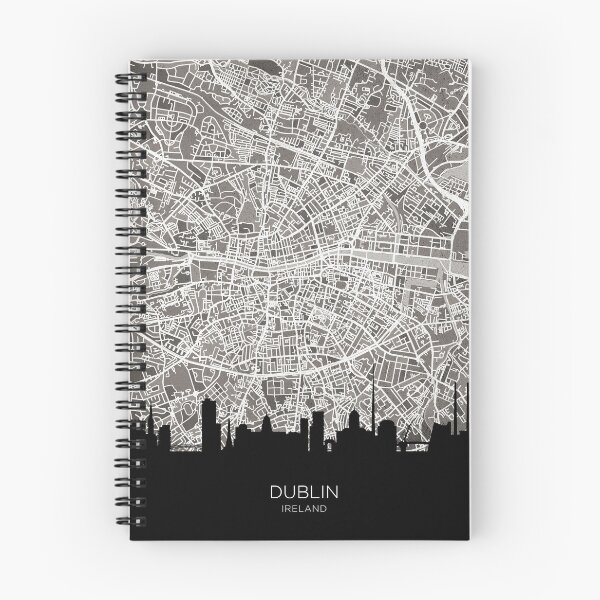 Item preview, Dublin Skyline Map designed and sold by ArtPrints.