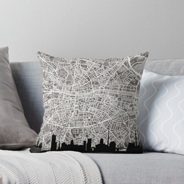 Item preview, Dublin Skyline Map designed and sold by ArtPrints.