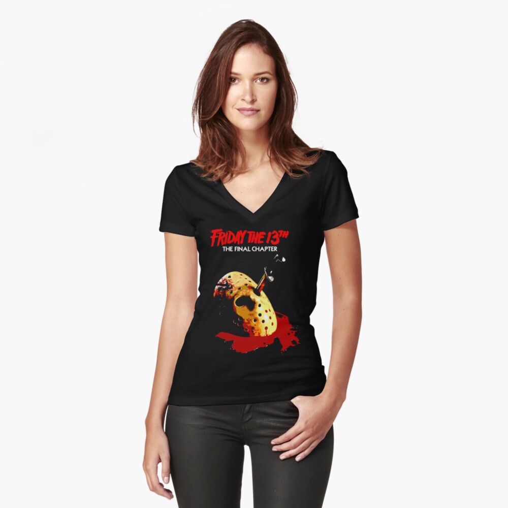 Item preview, Fitted V-Neck T-Shirt designed and sold by gigaandystore.