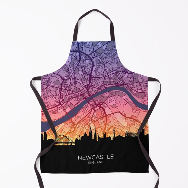 Artikelvorschau, Newcastle-Skyline-Karte entworfen und verkauft von ArtPrints.