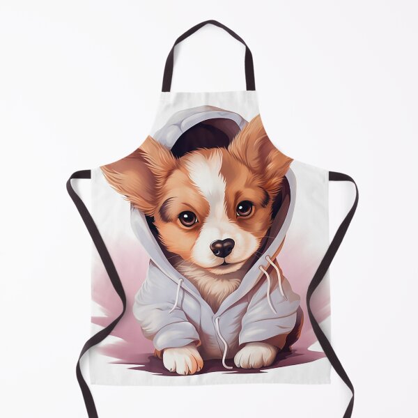 Item preview, Pastel Puppy in Cozy Ambiance: Soft & Warm Design designed and sold by PaintbrushPlace.