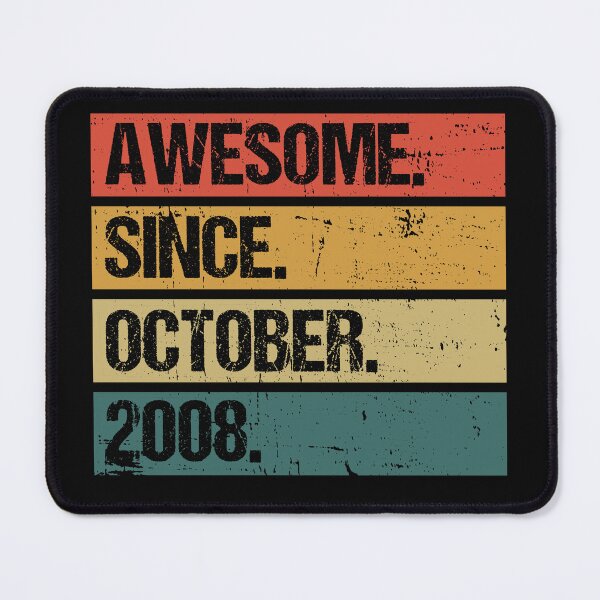 Item preview, Awesome Since October 2008 | Made In 2008 | Vintage October 2008 designed and sold by Christina-grich.