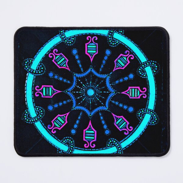 Item preview, Vibrant Blue Geometric Perpetual Motion Design designed and sold by Earth Nature Creations.