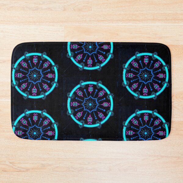 Item preview, Vibrant Blue Geometric Perpetual Motion Design designed and sold by Earth Nature Creations.