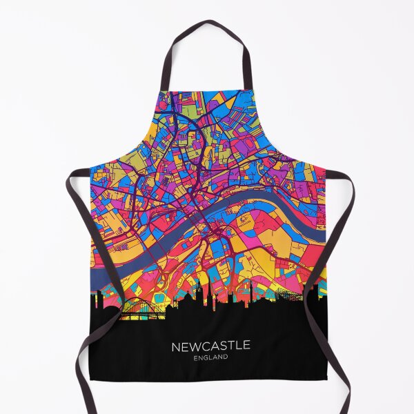 Artikelvorschau, Newcastle-Skyline-Karte entworfen und verkauft von ArtPrints.