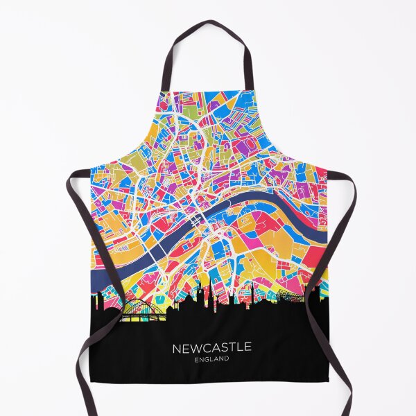 Artikelvorschau, Newcastle-Skyline-Karte entworfen und verkauft von ArtPrints.