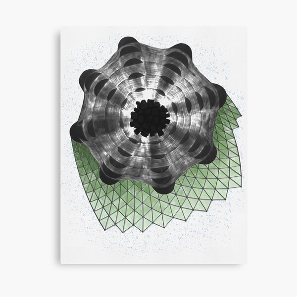 Green Structure Canvas Print