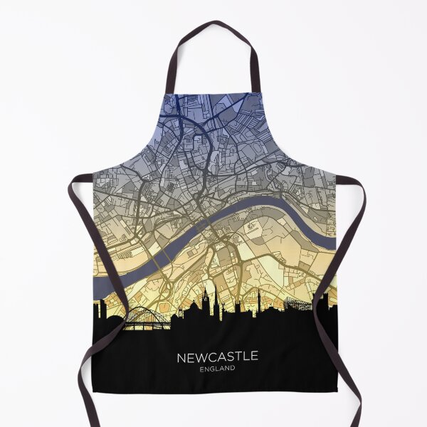 Artikelvorschau, Newcastle-Skyline-Karte entworfen und verkauft von ArtPrints.
