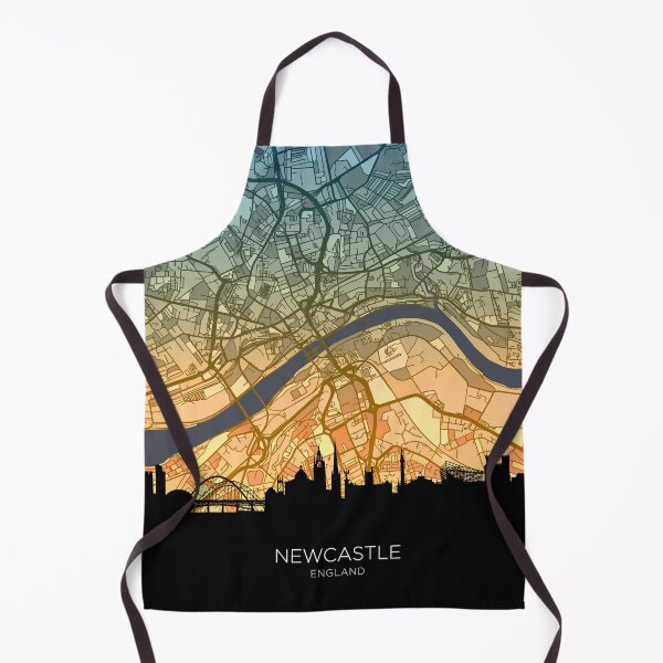 Artikelvorschau, Newcastle-Skyline-Karte entworfen und verkauft von ArtPrints.