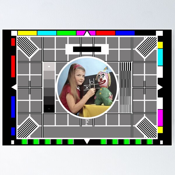 Item preview, British Test Card 1960s - 1970s Pop Art V1 designed and sold by RetrospectUK.