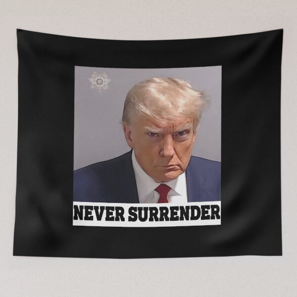 Item preview, Never Surrender, American President, Trump, Strong Active designed and sold by PortaRezulin.